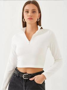 Bianco Lucci Лонгслив в белом цвете