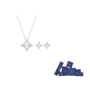 Сверкающее танцевальное ожерелье для женщин Swarovski