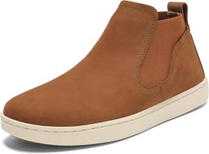 Ботинки с запрокидыванием для женщин OLUKAI Pehuea Mid, повседневная обувь с легким надеванием и снятием, водонепроницаемая кожа, удобная посадка и резиновые подошвы с сцеплением на влажной поверхности, Fox/Fox