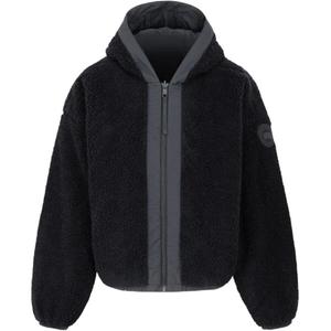 Canada Goose Пальто из бархата женское черное, Black