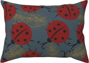 Pevtufa Наволочки с принтом божьей коровки с застежкой конверт Ladybug