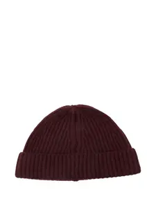 Шапка в рубчик Amaranto, красный