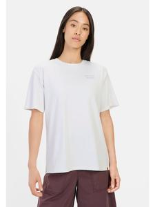 Белая футболка с принтом на спине Camel Active