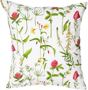 Чехол для подушки красный-зеленый-белый 80x80 см Erwin Müller