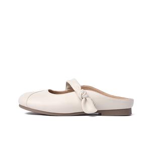 Женские сандалии с закрытым носком, устойчивые к истиранию и скольжению JOSINY, Ecru