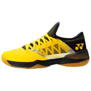 YONEX Slip Resistant Abrasion Resistant Low top Badminton Shoes Unisex Yellow Black