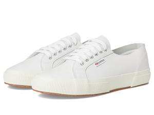 Кроссовки Unisex Superga 2750 Unlined Nappa, цвет Optical White/Silver/Favorio