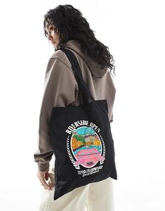 Открытая сумка-тоут PRNT Riverside черного цвета