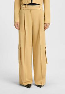 Брюки карго HUGO, бежевый