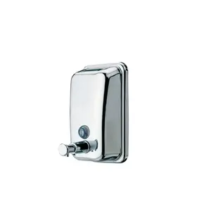 Прямоугольный настенный дозатор мыла Manillons Torrent, хром