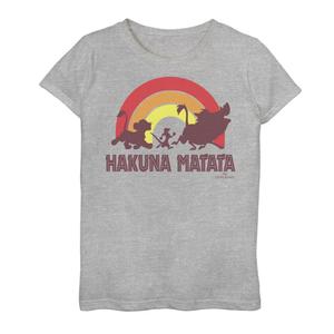 Футболка с рисунком Sunset Hakuna Matata для девочек 7–16 лет Disney's The Lion King Disney