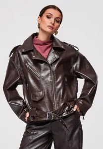 Куртка из искусственной кожи Ombre, Brown