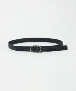 B0209/замшевый кольцевой ремень United Arrows, цвет Black