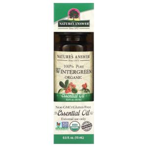 Масло Nature's Answer 100% Wintergreen, 15 мл