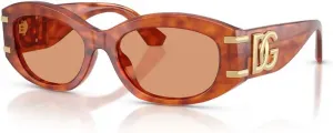 Солнцезащитные очки Dolce & Gabbana в черепаховой оправе, 3452/7 - Brown - Orange