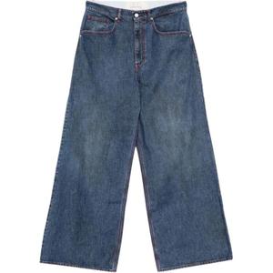 Мешковатые джинсы Indiana Distressed Woven ERL, синий