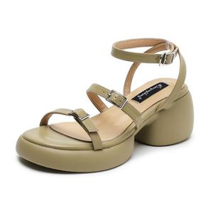 TATAYA Женские сандалии на одной застежке зеленые, цвет Green