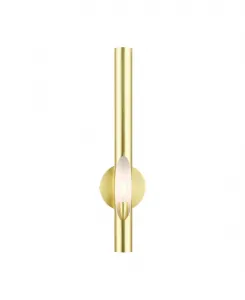 Настенный светильник Acra с одним плафоном Livex, золотистый тон