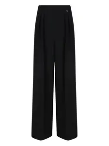 Брюки свободного кроя с плиссированной передней частью NISSA, черный