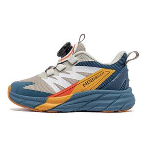 Детские кроссовки с низким верхом и амортизацией, износостойкие HOBIBEAR, хаки/синий/желтый