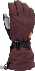 Carhartt Women's Storm Defender утепленные перчатки-краги, Blackberry Grey