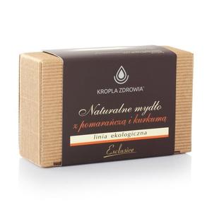 Натуральное мыло с апельсином и куркумой, 130 г Kropla Zdrowia, Marmed Health Care