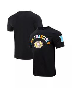 Мужская черная футболка San Francisco 49ers с неоновой графикой Pro Standard