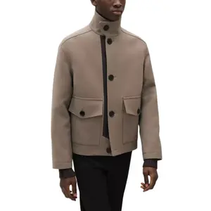 Куртки и пальто FW25 для мужчин Hermes, taupe