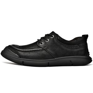 Износостойкие и легкие низкие повседневные туфли для мужчин AD, Black