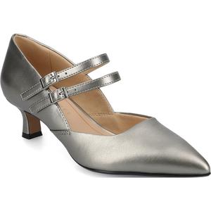 Туфли Мэри Джейн с гвоздикой Journee, цвет pewter