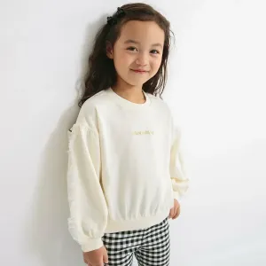 Толстовка с оборками на рукавах из тюля Branshes, цвет Ivory