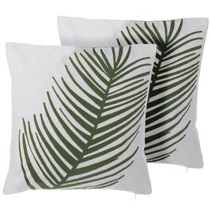 Декоративные подушка Beliani, 45x45 см, темно-зеленый