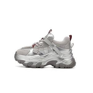 DAPHNE Низкие массивные кроссовки женские серебристо-красные, цвет Silver Red