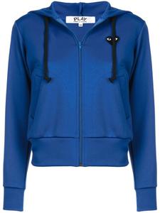 Comme Des Garçons Play толстовка с капюшоном на молнии, синий