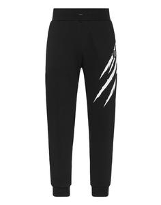 Plein Sport Брюки Tapered 'Scratch' в черном цвете