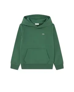 Флисовая толстовка с капюшоном Core Fleece для мальчика Lacoste, зеленый