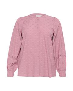 Блузка KAFFE CURVE KC Loulou, темно-розовый