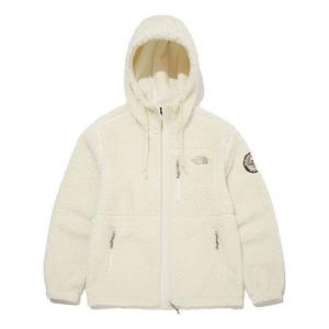 Куртка fleece hoodie jacket 'white' The North Face, белый
