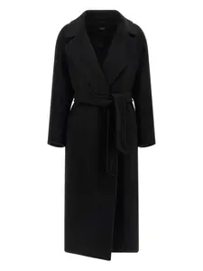 Тренч с поясом Tempera Weekend Max Mara, черный