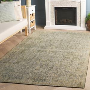 Ковер SAFAVIEH, 153 x 244 см, Maharaja Collection, Green, ручной работы из шерсти, идеально для гостиной, столовой, спальни (MHJ301Y-5)