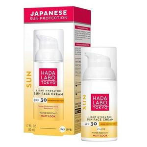 HADA LABO TOKYO SUN Солнцезащитный крем для лица 50 мл 30 SPF UVA UVB Увлажняющий дневной крем для чувствительной кожи