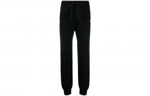 Вязаные спортивные штаны Moncler женские черные