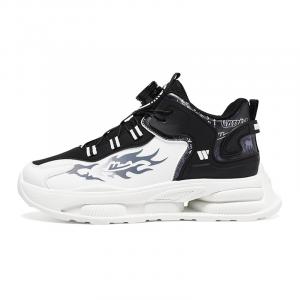 Кроссовки мужские толстые низкие Warrior, цвет White Black Gray