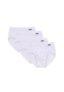 Трусы / трусы в упаковке из 4 шт. из органического хлопка в тонкую рубчику AMMANN
