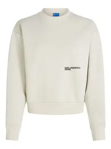 Толстовка с логотипом Karl Lagerfeld Jeans, нейтральный