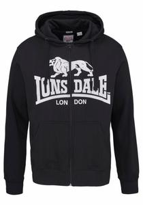 LONSDALE Толстовка с молнией 'Krafty' в черном цвете