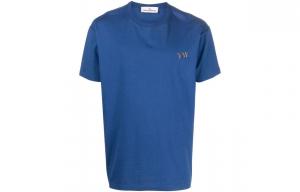 Футболка из органического хлопка с вышитым логотипом Vivienne Westwood, синяя