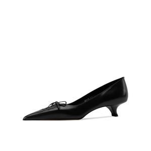 Туфли на высоком каблуке с расклешенным каблуком для женщин Shesrim, Black