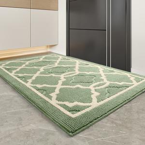 Dajiang Ковер 60х90 см для прихожей, пылеулавливающий, износостойкий, нескользящий, Yu Li Ya - Green