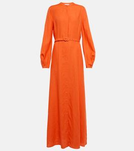 Платье макси из льна Massey Gabriela Hearst, Spice